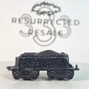 Vintage Midgetoy Freight Coal Car Black Patina 1950s Diecast Loose